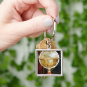 Terrestrische Kugel, 1688 Schlüsselanhänger (Hand)