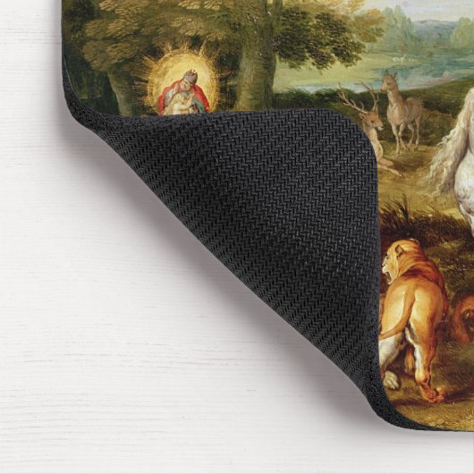 Terrestrisches Paradies Mousepad (Ecke)