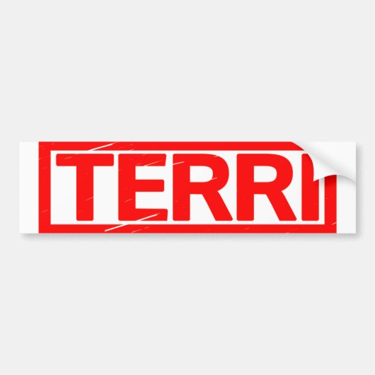 Terri Briefmarke Autoaufkleber (Vorne)