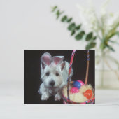 Terrier Bunny - Postcard Postkarte (Stehend Vorderseite)