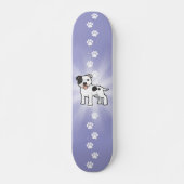 Terrier Cartoon-Staffordshires Stier Skateboard (Vorne)