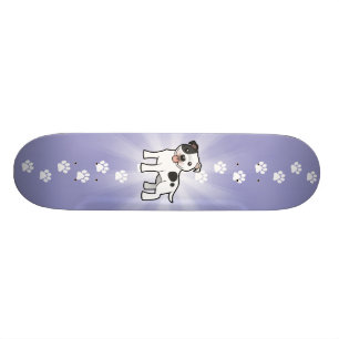 Terrier Cartoon-Staffordshires Stier Skateboard