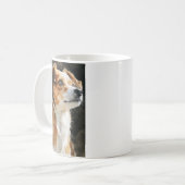 Terrier chihuahua mixed breed dog closeup kaffeetasse (Vorderseite Links)