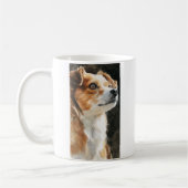Terrier chihuahua mixed breed dog closeup kaffeetasse (Links)