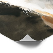 Terrier chihuahua mixed breed dog closeup poster (Ecke)