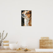 Terrier chihuahua mixed breed dog closeup poster (Küche)