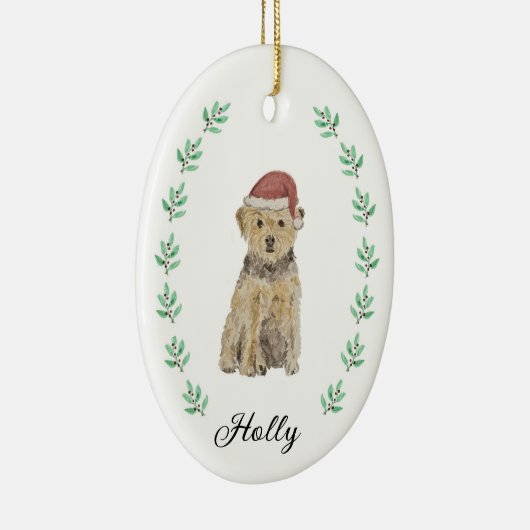 Terrier Christmas Ornament (Rechts)