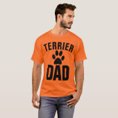 TERRIER DOG VATER T - SHIRT (Vorne ganz)