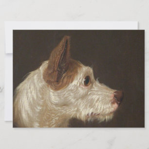 Terrier Dog's Head (von James Ward) Karte