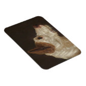 Terrier Dog's Head (von James Ward) Magnet (Rechte Seite)