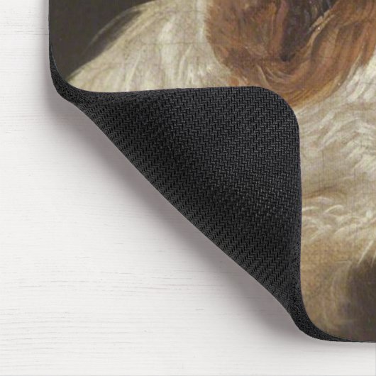 Terrier Dog's Head (von James Ward) Mousepad (Ecke)