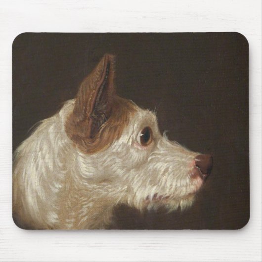 Terrier Dog's Head (von James Ward) Mousepad (Vorne)