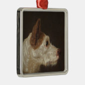 Terrier Dog's Head (von James Ward) Ornament Aus Metall (Rechts)