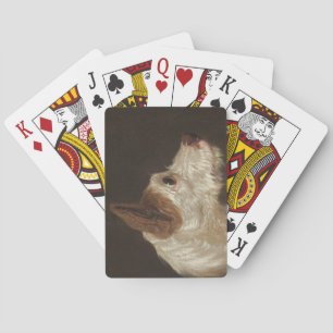 Terrier Dog's Head (von James Ward) Spielkarten