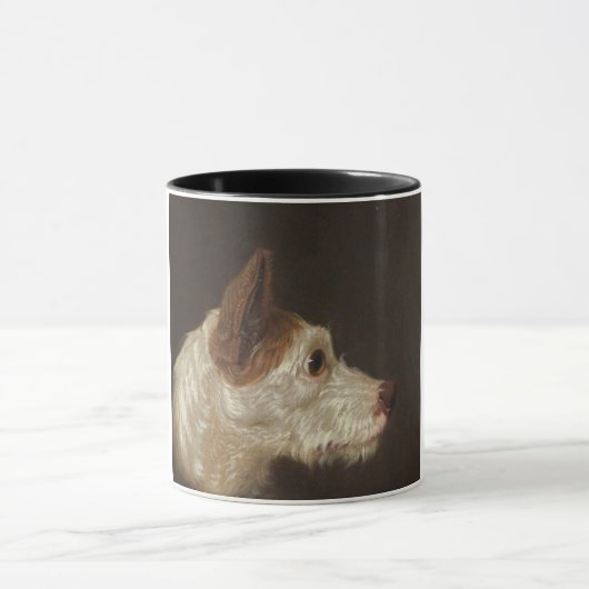 Terrier Dog's Head (von James Ward) Tasse (Zentrum)