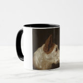 Terrier Dog's Head (von James Ward) Tasse (Vorderseite Links)