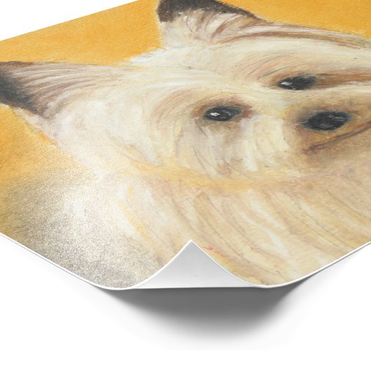 Terrier Fotodruck (Ecke)