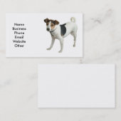 Terrier-HundeVisitenkarte Visitenkarte (Vorne/Hinten)