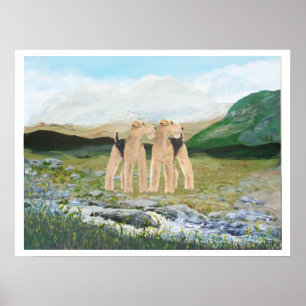 Terrier in Irland Poster