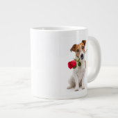 Terrier-Liebe Jumbo-Tasse (Vorderseite Rechts)