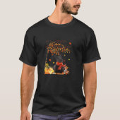 Terrier Maple Tree Erntedank T-Shirt (Vorderseite)