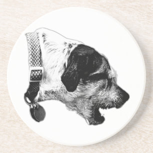 Terrier Mix Mid-Bark Untersetzer