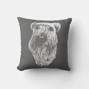 Terrier Pillow Wheaten Terrier Art Gifts & Deco Kissen