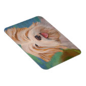 Terrier Portrait Niedlich Hunde Kunst Magnet (Rechte Seite)
