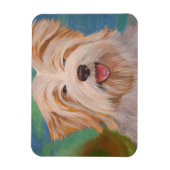 Terrier Portrait Niedlich Hunde Kunst Magnet (Vertikal)