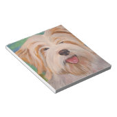 Terrier Portrait Niedlich Hunde Kunst Notizblock (angewinkelt)