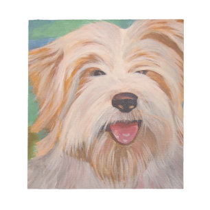 Terrier Portrait Niedlich Hunde Kunst Notizblock