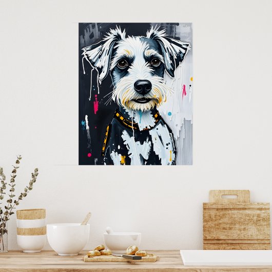 Terrier Pup Poster (Küche)