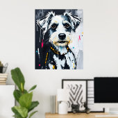 Terrier Pup Poster (Heimbüro)