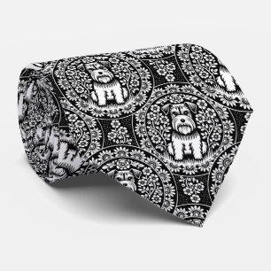 Terrier Puppies Schnauzers Neck Tie Krawatte