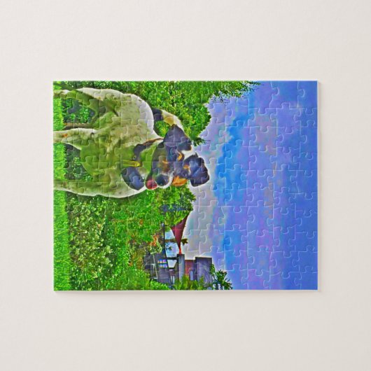 Terrier-Puzzlespiel Puzzle (Horizontal)