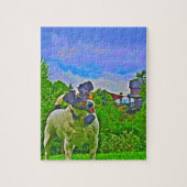 Terrier-Puzzlespiel Puzzle (Vertikal)