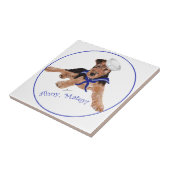 Terrier Sailor Boy Fliese (Seite)