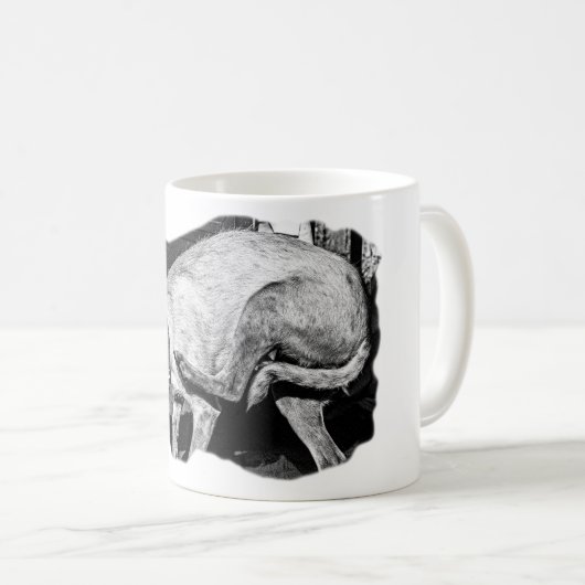 Terrier Scratch Moment Kaffeetasse (VorderseiteRechts)
