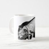 Terrier Scratch Moment Kaffeetasse (Vorderseite Links)