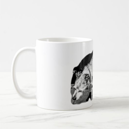 Terrier Scratch Moment Kaffeetasse (Links)