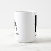 Terrier-Silhouette Staffy Hund Staffordshires Kaffeetasse (Mittel)