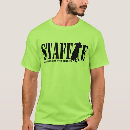 Terrier Staffordshires Stier - T-Shirt (Vorderseite)