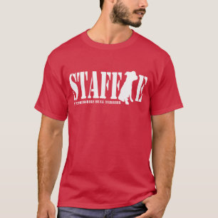 Terrier Staffordshires Stier - Welpen-Shirt/Weiß T-Shirt