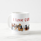 Terrier Tasse (Vorderseite Links)