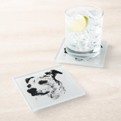 Terrier Truth – Set Down with Swagger Glasuntersetzer (Schrägansicht)