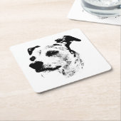 Terrier Truth – Set Down with Swagger Rechteckiger Pappuntersetzer (angewinkelt)