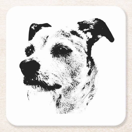 Terrier Truth – Set Down with Swagger Rechteckiger Pappuntersetzer (Vorderseite)