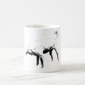 Terrier Turn, helle Kontur Kaffeetasse (Mittel)