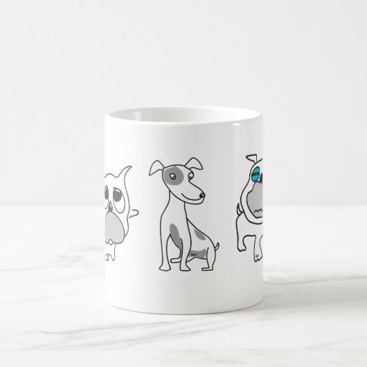 Terrier-u. Bulldoggen-Tasse Kaffeetasse (Mittel)