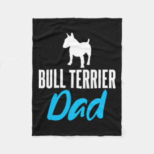 Terrier Vater Fun Sprichwort Hunde Besitzer Fleecedecke